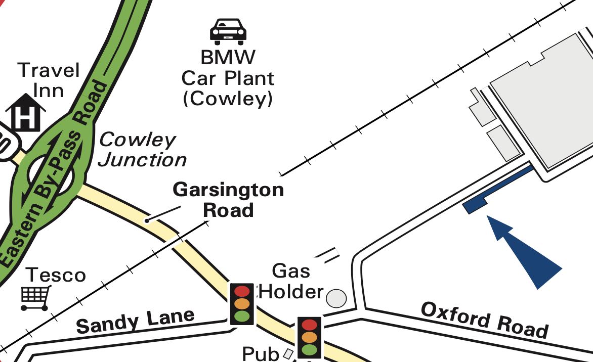 the orchard, oxford, hairdresser, heairdressing salon, location map